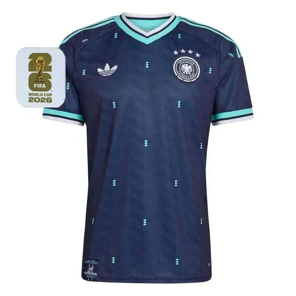 26-27 Germany Away 1:1 Fans Soccer Jersey (Right-Arm Patch)