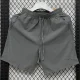 D707 NK Gray Casual Short Pants
