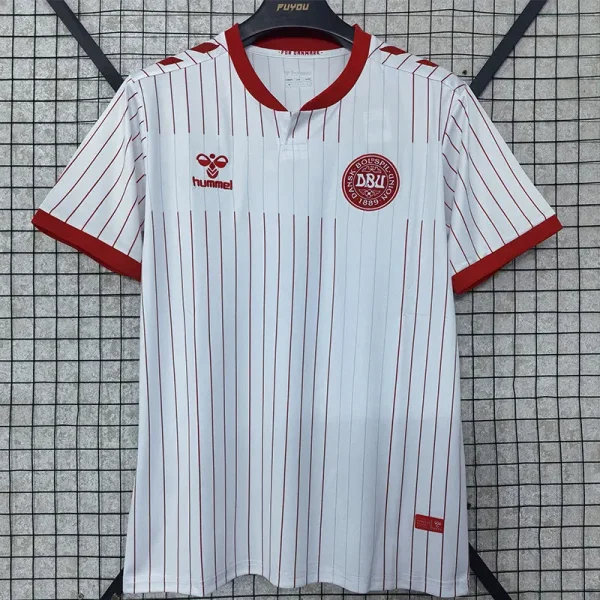 26-27 Denmark Away Fans Soccer Jersey