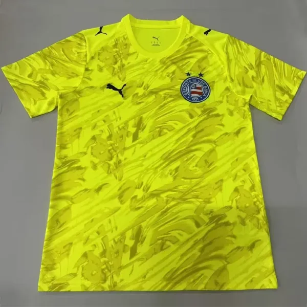 26-27 BaHia Fluorescent Green Goalkeeper Fans Soccer Jersey