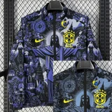 26-27 Brazil Purple & Blue Double Sided Windbreaker (双面风衣)