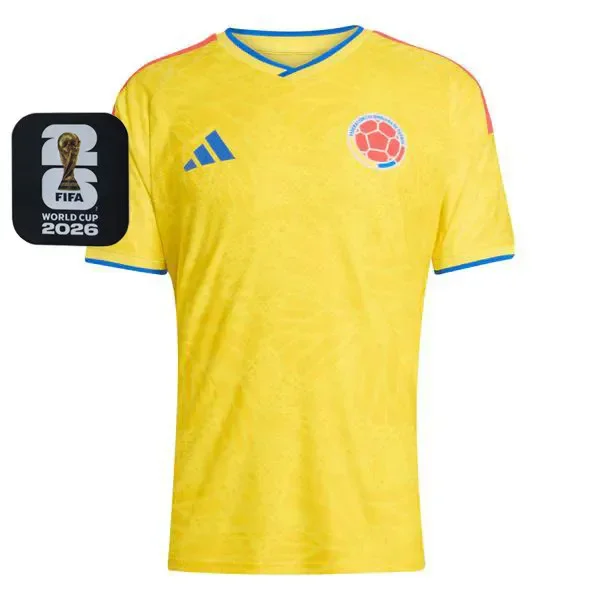 26-27 Colombia Home 1:1 Fans Soccer Jersey (Right-Arm Patch)