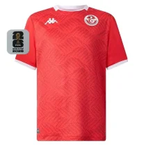 26-27 Tunisia Home Fans Soccer Jersey (Right-Arm Patch)