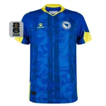 26-27 Bosnia and Herzegovina Home Fans Soccer Jersey (Right-Arm Patch)