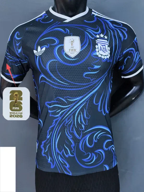 26-27 Argentina Away Player Version Soccer Jersey (Right-Arm Patch)
