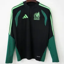 26-27 Mexico Black Top Half Pull Tracksuit (半拉上衣)
