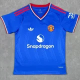 26-27 Man Utd Blue Special Edition Fans Soccer Jersey (红边)