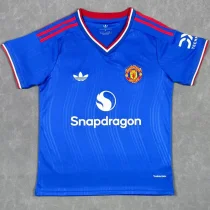 26-27 Man Utd Blue Special Edition Fans Soccer Jersey (红边)