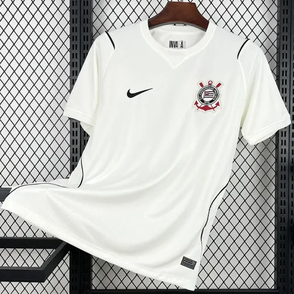 26-27 Corinthians Home Fans Soccer Jersey