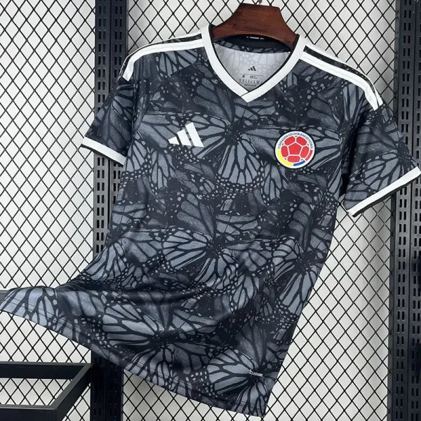 26-27 Colombia Black Goalkeeper Fans Soccer Jersey