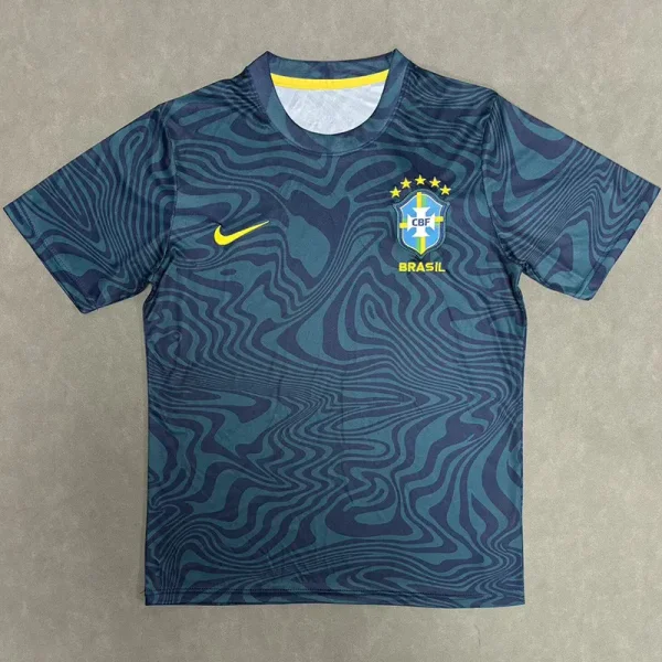 6-27 Brazil Green Black Training shirts