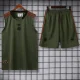 25-26 Bayern Dark green Tank top and shorts suit