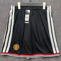 26-27 Man Utd Black Shorts Pants