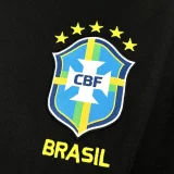 26-27 Brazil Black Training shirts (圆领)