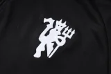 26-27 Man Utd Black Half Pull Tracksuit
