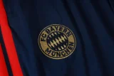 26-27 Bayern Gray Blue Half Pull Tracksui
