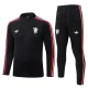 26-27 Man Utd Black Half Pull Tracksuit