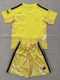 26-27 ARS Yellow Goalkeeper Kids Soccer Jersey