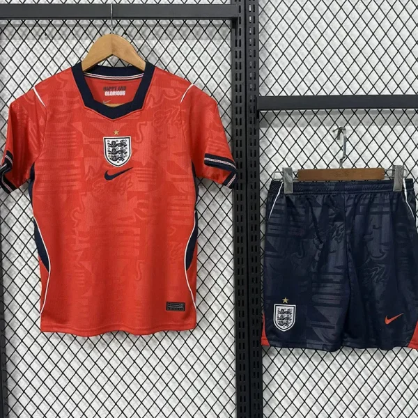 26-27 England Away Kids Soccer Jersey
