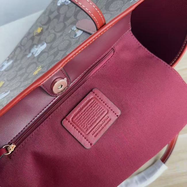 COACH コーチ スヌーピー柄 トートバッグ CF166