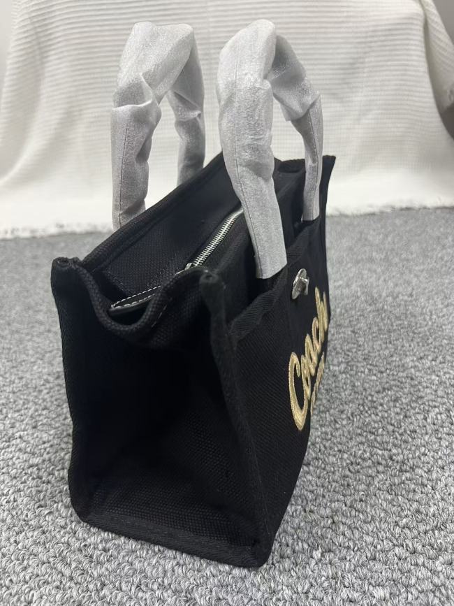 COACH コーチ 2way ハンドバッグ キャンバス CP164 ブラック