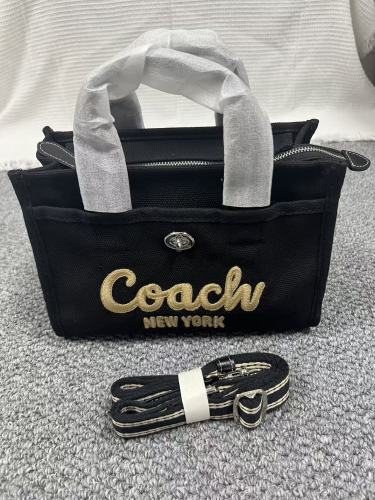 COACH コーチ 2way ハンドバッグ キャンバス CP164 ブラック