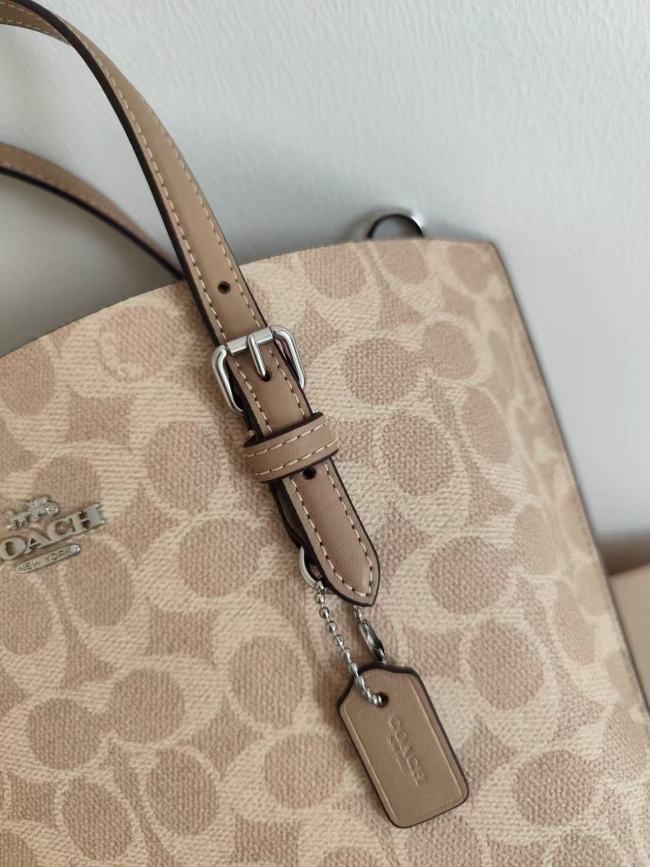 COACH コーチ トートバッグ ハンドバッグ ショルダーバッグ ベージュ CV965