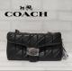 【新品】COACH タビー チェーン ショルダー バッグ 26・キルティング ブラック CP150