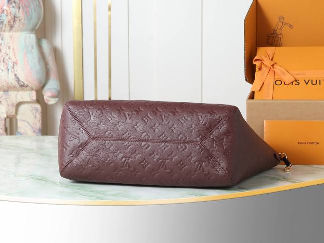 Louis Vuitton M25888 ワインレッド／M25860オールインワン ミディアム ハンドバッグ