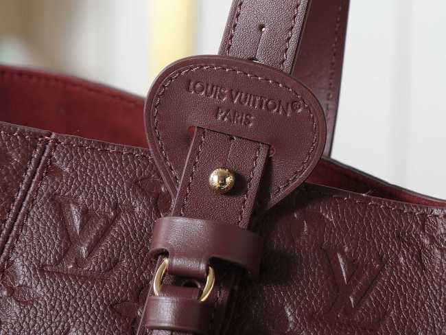 Louis Vuitton M25888 ワインレッド／M25860オールインワン ミディアム ハンドバッグ