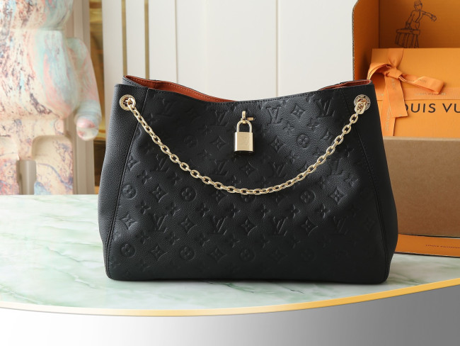 Louis Vuitton M14324 ブラック Anytime ミディアム」ハンドバッグ