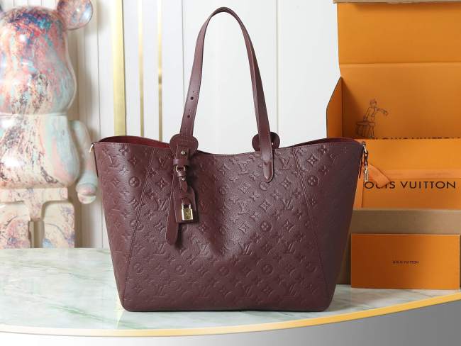 Louis Vuitton M25888 ワインレッド/M25860オールインワン ミディアム ハンドバッグ
