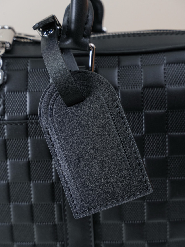 Louis Vuitton N40444 ブラック エンボスダミエ ォヤージュ スモール ブリーフケース