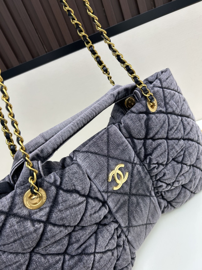 Chanel ウォッシュドデニムの大型サイズ CHANEL リボンバッグ品番：99888