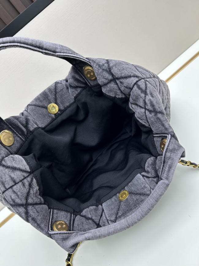 Chanel ウォッシュドデニムの大型サイズ CHANEL リボンバッグ品番：99888