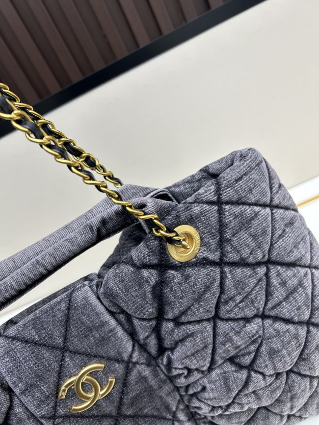 Chanel ウォッシュドデニムの大型サイズ CHANEL リボンバッグ品番：99888