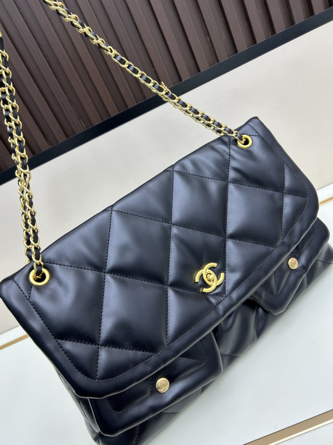 CHANEL 25K ラムパターン デニムバッグ サイズ：40×24×9cm 品番：2567