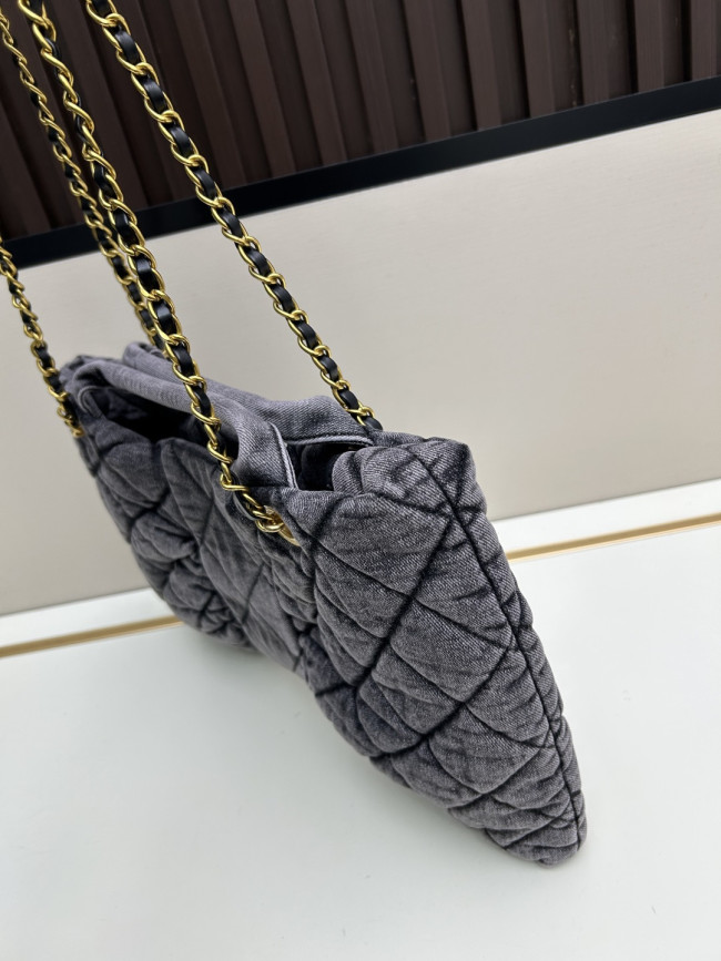 Chanel ウォッシュドデニムの大型サイズ CHANEL リボンバッグ品番：99888