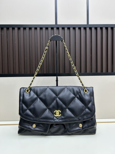CHANEL 25K ラムパターン デニムバッグ サイズ：40×24×9cm 品番：2567