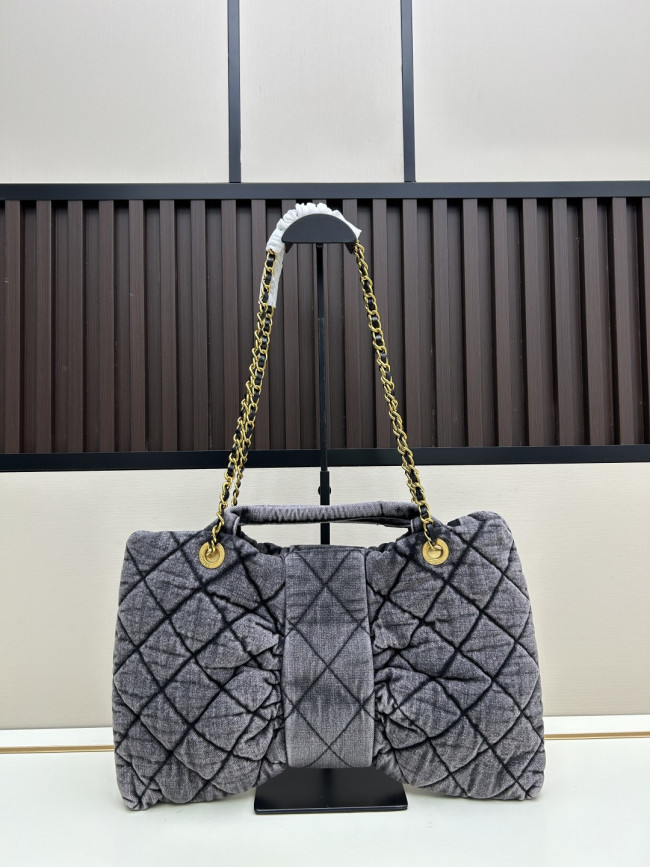 Chanel ウォッシュドデニムの大型サイズ CHANEL リボンバッグ品番:99888
