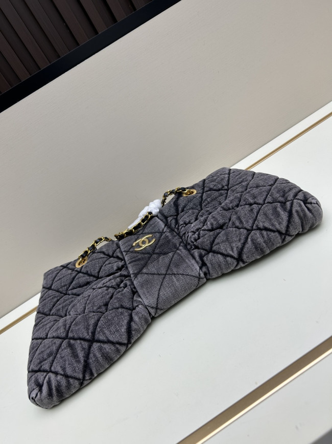 Chanel ウォッシュドデニムの大型サイズ CHANEL リボンバッグ品番：99888