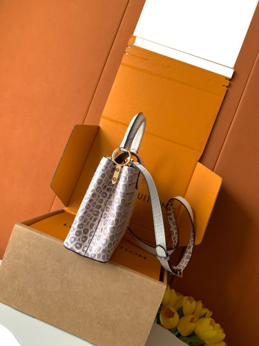 Louis Vuitton N98177 ヒマラヤクロコダイル柄金金具 カプシーヌ ミニハンドバッグ