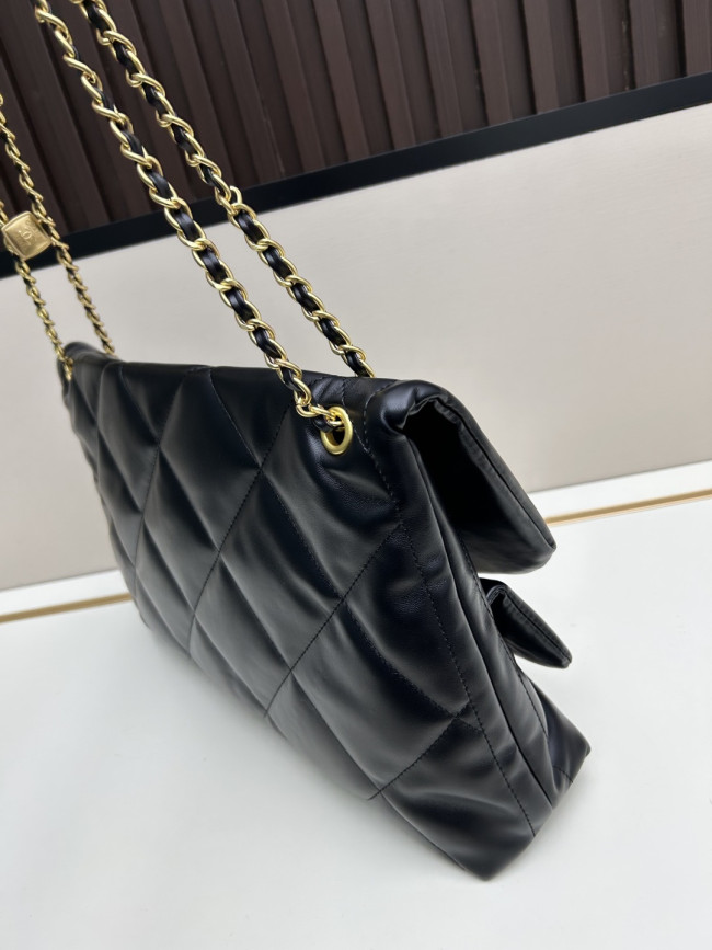 CHANEL 25K ラムパターン デニムバッグ サイズ：40×24×9cm 品番：2567