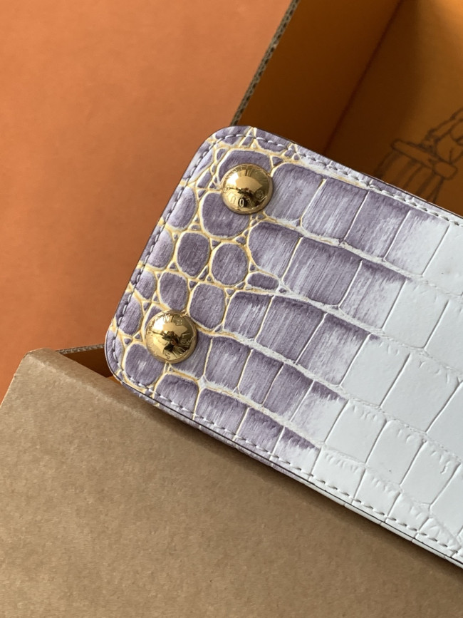Louis Vuitton N98177 ヒマラヤクロコダイル柄金金具 カプシーヌ ミニハンドバッグ