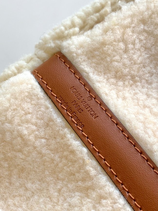 Louis Vuitton Speedy Bandoulière 25 ハンドバッグ M23468 ホワイトラムウール