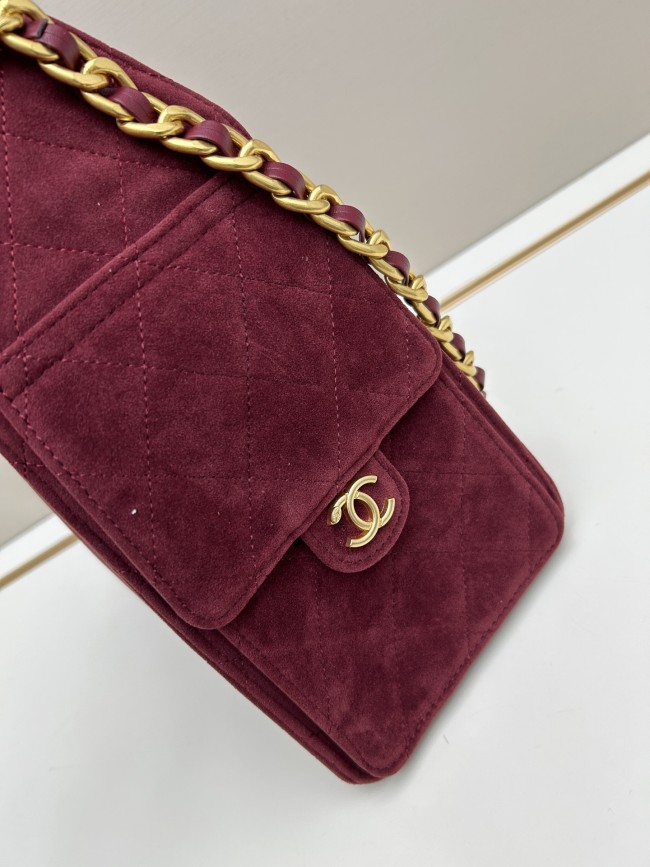 chanel シャネル 25 バッグサイズは 26 × 20 × 14 cm、品番 9668、素材はマットレザーです