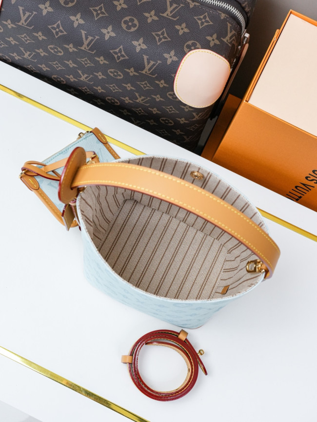 Louis Vuitton M27529 ライトブルー ルイ・ヴィトン オールイン BB ハンドバッグ