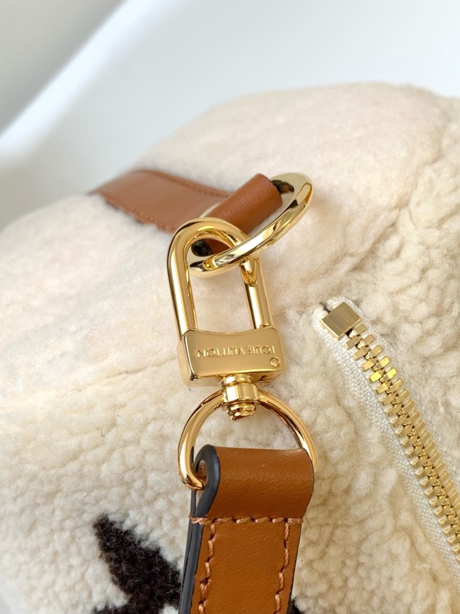 Louis Vuitton Speedy Bandoulière 25 ハンドバッグ M23468 ホワイトラムウール