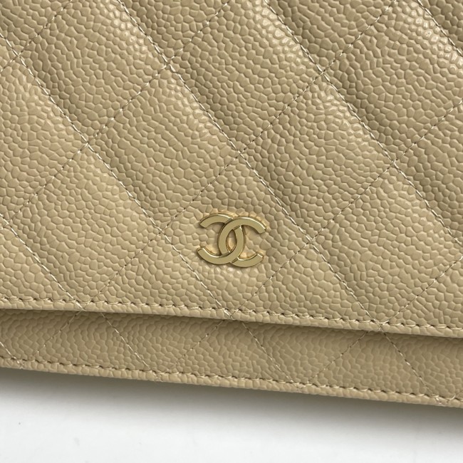 CHANEL シャネル WOC 財運バッグ（型番A33814）サイズ：横19×縦12×マチ3 cm