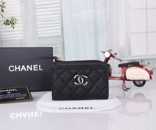CHANELシャネル バッグ 型番 56608 カラー：キルティングブラック／ピンク／ベージュ／ラムスキンブラック サイズ：11×8×2 cm